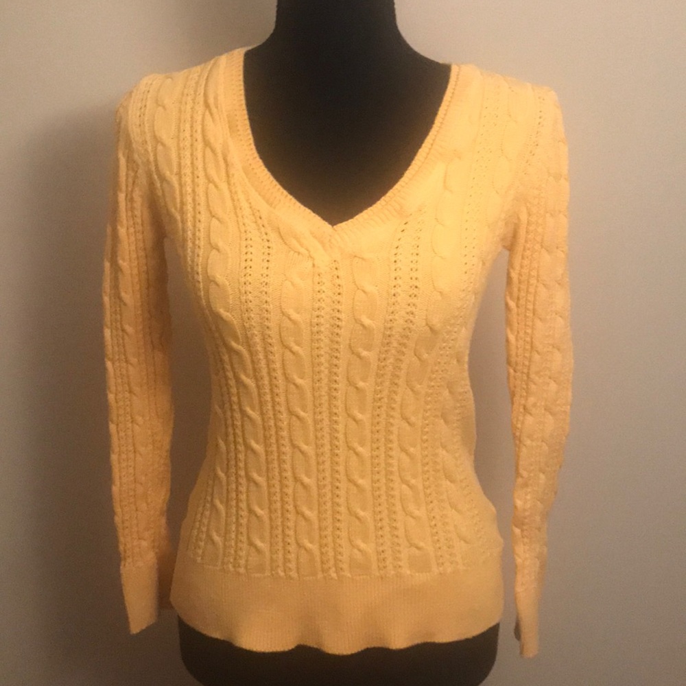 Faded Glory Yellow Sweater - Small